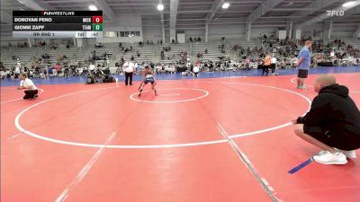 80 lbs Rr Rnd 1 - Donovan Peno, Micky's Minions Blue vs Gionni Zapf, Team RJN Green