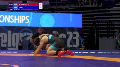 86 kg Qualif. - Lars Schaefle, Germany vs Lin Zushen, China