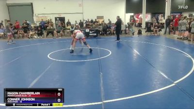 165 lbs Round 1 (8 Team) - Mason Chamberlain, Pennsylvania Blue vs Conner Johnson, Wisconsin