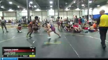 125 lbs Finals (8 Team) - Jaxon Foote, Peer Pressure Elite vs Hudson Turner, Team Iowa Blue
