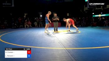 170 lbs 5th Place - Alex Cramer, Illinois vs Lance Runyon, Iowa