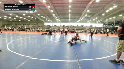 180 lbs Rr Rnd 1 - Jackson Weiss, Mat Warriors Blue vs Nathan Horton, FORGE M/S