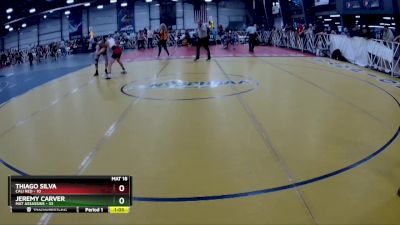 110 lbs Rd# 7- 10:45am Saturday Final Pool - Jeremy Carver, Mat Assassins vs Thiago Silva, Cali Red