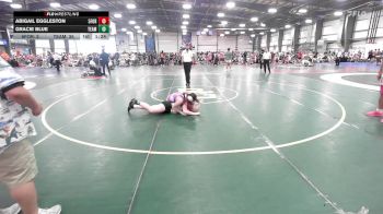 152 lbs Rr Rnd 1 - Abigail Eggleston, 5forty Lady Brawlers II vs Gracie Blue, Team RJN Green