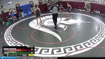 104-107 lbs 1st Place Match - Logan Padilla, Lakeside vs Rocky Bustos, San Tan Foothills High School