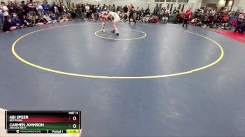 140 lbs Champ. Round 2 - Abi Speer, Berthoud vs Carmen Johnson, Arvada West