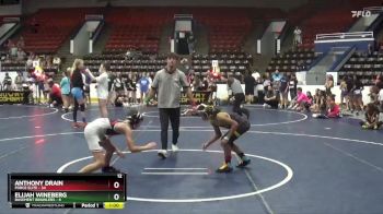 82 lbs Round 1 (6 Team) - Elijah Wineberg, Basement Brawlers vs Anthony Drain, Force Elite