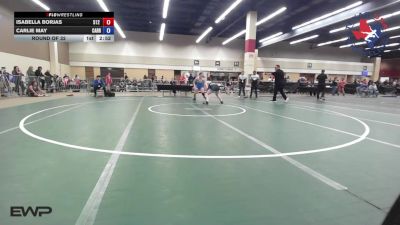 125 lbs Round Of 32 - Isabella Borjas, 512 Outlaw Wrestling vs Carlie May, Carrollton Thunder Wrestling