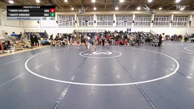 215 lbs 5th Place - Owen Holmes, Conard vs Heath Weeden, Newington