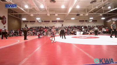 60 lbs Consi Of 8 #2 - Creedon Ford, Locust Grove Youth Wrestling vs Luke Crain, Skiatook Youth Wrestling