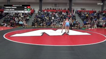 140 lbs Cons. Round 3 - Kimora Owens, Williamsburg vs Lydia Beyer, East Buchanan