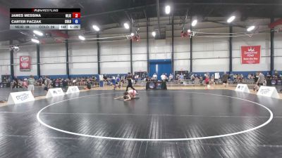 92 lbs James Messina, New Jersey vs Carter Faczak, Colorado