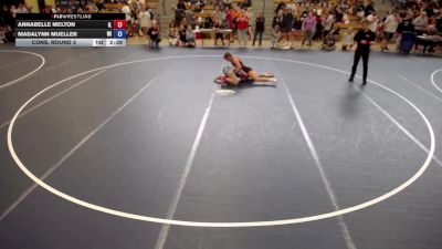 135 lbs Cons. Round 3 - Annabelle Melton, IL vs Madalynn Mueller, WI