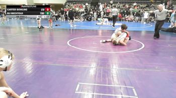 89 lbs Rr Rnd 2 - Carter Bowling, CTWHALE Humpback - MSE vs Eli Bechtold, TDWC Maniacs - MSE