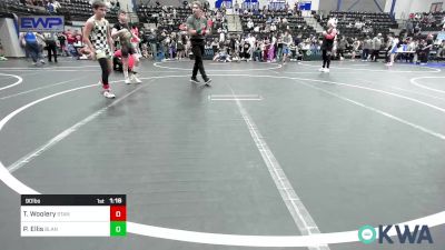 90 lbs Final - Tanner Woolery, Standfast OKC vs Payton Ellis, Blanchard Wrestling Club