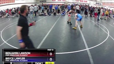 114 lbs Round 2 - Benjamin Lawson, MWC Wrestling Academy vs Bryce Lawler, MWC Wrestling Academy