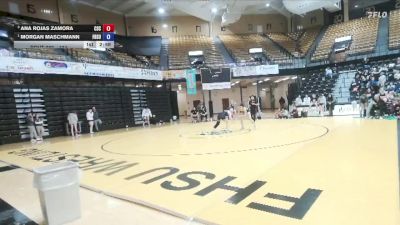 124 lbs 1st Place Match - Morgan Maschmann, Fort Hays State vs Ana Rojas Zamora, Chadron State