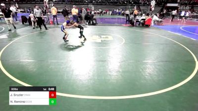 60 lbs Consi Of 16 #2 - Joey Snyder, Cranford vs Niko Ramirez, Scorpions