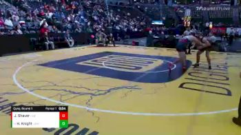 182 lbs Cons. Round 1 - Hunter Knight, Longmont vs Joseph Shaver, Liberty