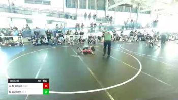 77 lbs Rr Rnd 2 - Alexander Naccarati-Cholo, Bear WC vs Santiago Guillent, So Cal Grappling