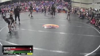 46 lbs Quarterfinal - Clara Corey, Carolina Reapers vs Sawyer Flynn, Legacy Elite