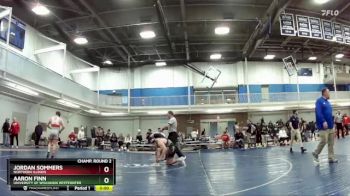 285 lbs Champ. Round 2 - Jordan Sommers, Northern Illinois vs Aaron Finn, University Of Wisconsin Whitewater