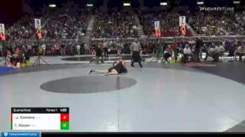 4A-126 lbs Quarterfinal - Jameson Siemens, Natrona County vs Cole Riesen, Sheridan