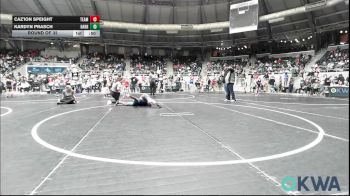 100 lbs Round Of 32 - CaZ'ion Speight, Team Guthrie Wrestling vs Kardyn Prasch, Harrah