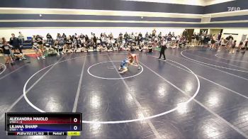 77 lbs Round 4 (6 Team) - Alexandra Maiolo, Utah 2 vs Liliana Sharp, Utah 1