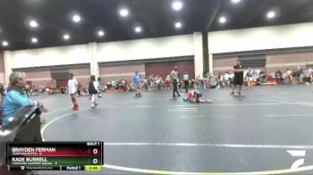 50 lbs Semis (4 Team) - Kade Burrell, Carolina Hammer Squad vs Brayden Ferman, Team Palmetto