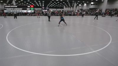 138 lbs Cons. Sub-rd Of 16 - Logan Steffen, RT Elite Wrestling vs Trandyn Lundquist, Big Cat Wrestling Club