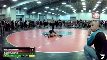 82 lbs Quarterfinal - Randy Winnans, VA Elite vs Greyson Brown, Legacy Dragons Wrestling Club