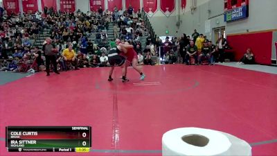 190 lbs Semifinal - Cole Curtis, Brush vs Ira Sittner, Highland