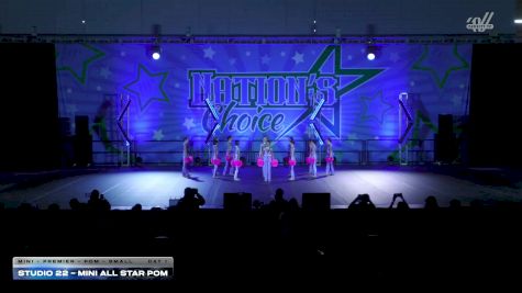 Studio 22 - Mini All Star Pom [2025 Mini - Premier - Pom - Small Day 1] 2025 Nation's Choice Dance Grand Championship & Cheer Showdown