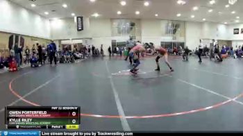 110 lbs Quarterfinal - Owen Porterfield, Contenders Wrestling Academy vs Kylle Riley, Contenders Wrestling Academy