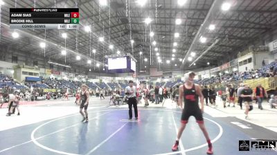 109 lbs Consolation - Adam Sias, Mile High WC vs Brodie Hill, Mile High WC