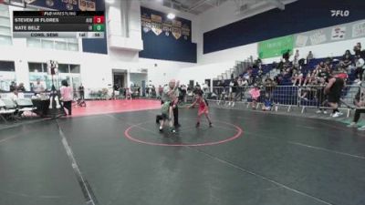 45 lbs Cons. Semi - Nate Belz, Iron Roots vs Steven Jr Flores, Antelope Valley BTSLA