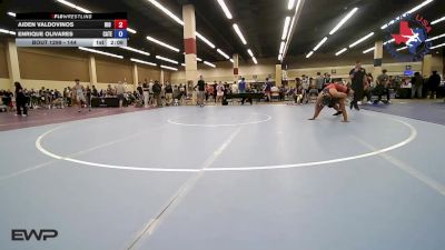 144 lbs Semifinal - Aiden Valdovinos, Rio Grande City High School Wrestling vs Enrique Olivares, Category 5 Wrestling Club
