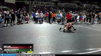 66-67 lbs Round 1 - Jayden Ackerman, Duran Wrestling Club vs Ava Luis, Bear Cave Wrestling Club