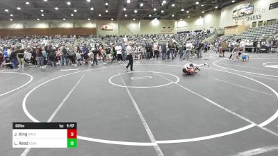 82 lbs Round Of 16 - Jonathan King, Orland Wrestling vs Latigo Reed, Legacy Elite