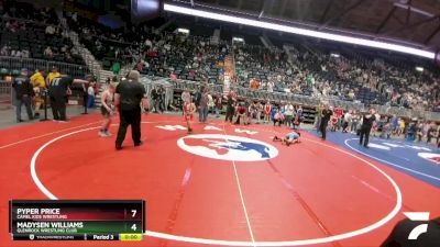 93 lbs Quarterfinal - Grady Tims, Bridger Valley Bruins Wrestling vs Haize Graves, Tri-State Grapplers