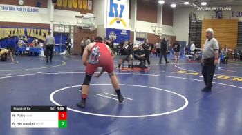 220 lbs Prelims - Hayden Pulis, Hanford vs Aljeandro Hernandez, Western