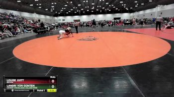 140 lbs 1st Place Match - Louise Juitt, Belton vs Landri Von Gonten, Conroe Woodlands College Park