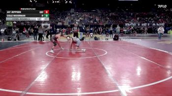 132 lbs Cons. Round 3 - Jay Jeppsen, Centennial vs Cole Moorman, Post Falls