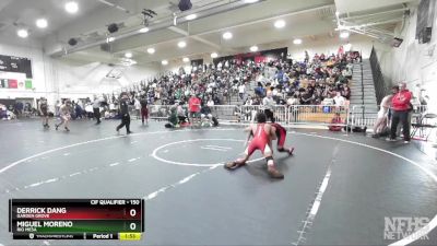 150 lbs Champ. Round 1 - Miguel Moreno, Rio Mesa vs Derrick Dang, Garden Grove