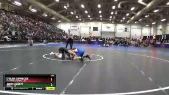 126 lbs Quarterfinals (8 Team) - Dylan Gewecke, Fillmore Central vs John Alden, O`Neill