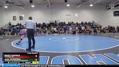 149 lbs Cons. Round 2 - Brady Kasprick, Concordia MN vs Alex Valenzona, University Of Wisconsin-Whitewater