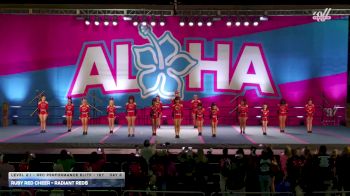 Ruby Red Cheer - Radiant Reds [2025 L2.1 - Rec Performance Elite - 12Y Day 2] 2025 Aloha Gatlinburg Showdown