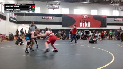 Round 3 - Thomas Bone Iv, Cobra Wrestling Club vs Cody Richards, Knights Youth Wrestling