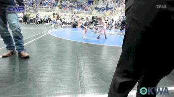 46 lbs Consi Of 8 #1 - Colt Gaddis, Grover Rains Wrestling Club vs Hayes Young, Husky Wrestling Club